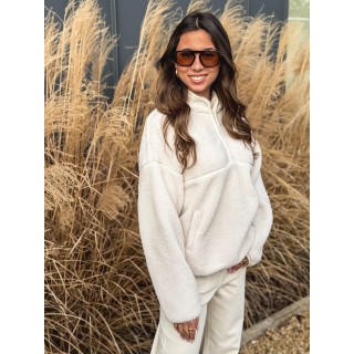 Pull teddy Nallia - Ecru