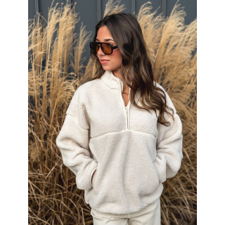 Pull teddy Nallia - Ecru