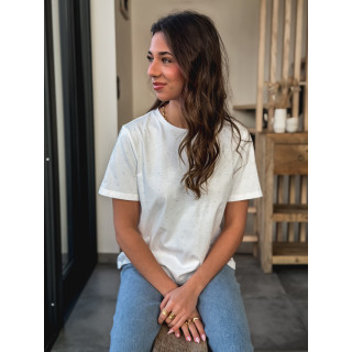 T-shirt à strass Mylane - Blanc