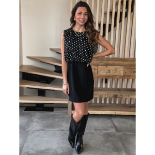 Robe courte Kalysa - Noir