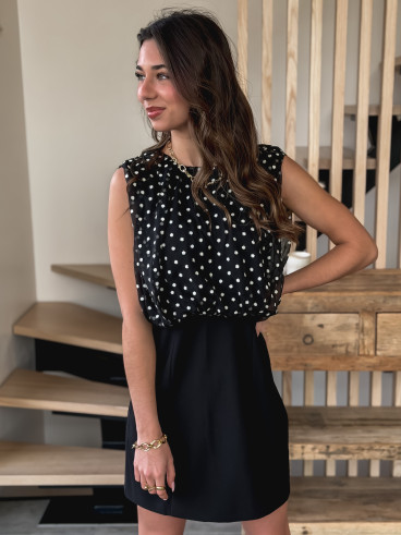 Robe courte Kalysa - Noir Robe courte Kalysa - Noir