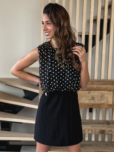 Robe courte Kalysa - Noir Robe courte Kalysa - Noir