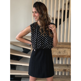 Robe courte Kalysa - Noir