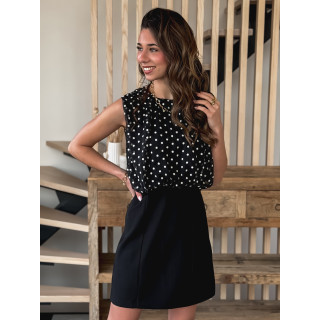 Robe courte Kalysa - Noir