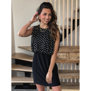 Robe courte Kalysa - Noir