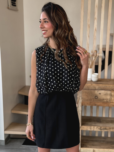 Robe courte Kalysa - Noir