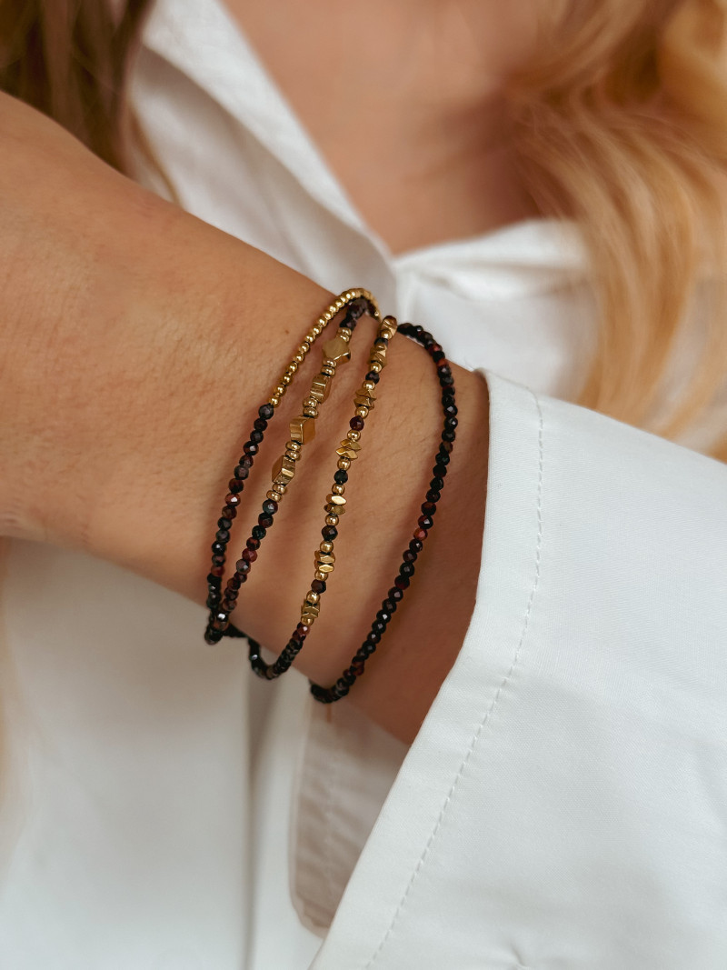 Bracelet Enolia - Chocolat/Doré Bracelet Enolia - Chocolat/Doré