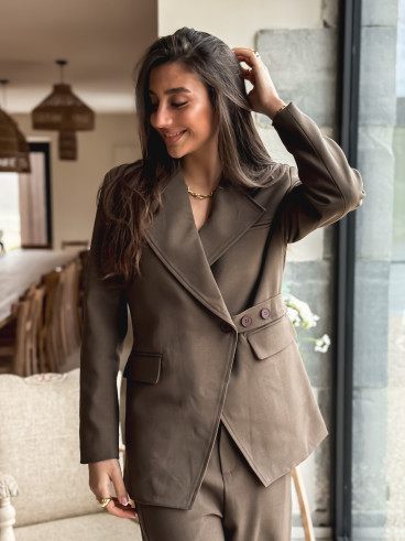 Blazer Molia - Chocolat