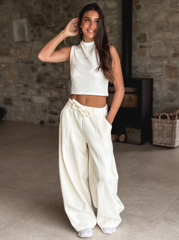 Pantalon Harmonie - Ecru Pantalon Harmonie - Ecru