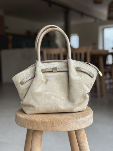 Sac en daim Acelya - Beige