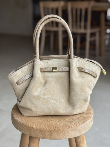Sac en daim Acelya - Beige Sac en daim Acelya - Beige