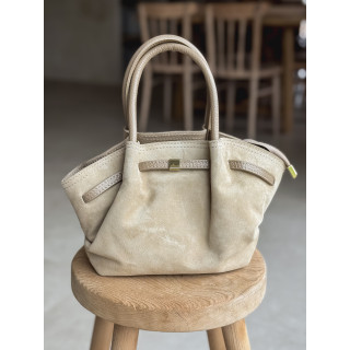 Sac en daim Acelya - Beige