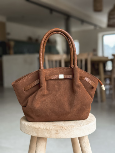 Sac en daim Acelya - Camel