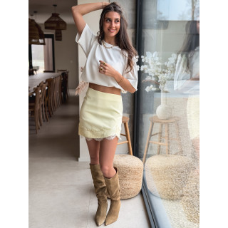Jupe short Amaïa - Jaune