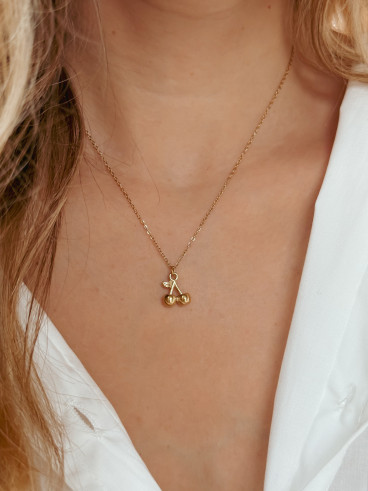 Collier Cerisia - Doré