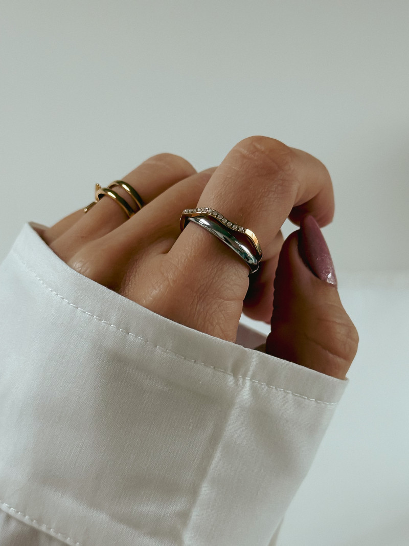 Bague Mélise - Doré/Argenté