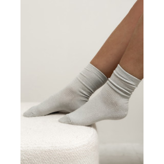 Chaussettes pailletées "Taïna" - Gris