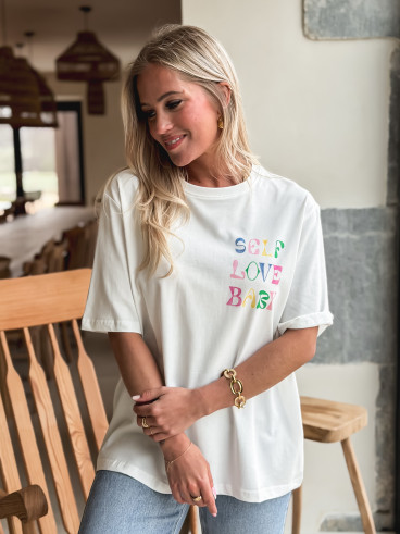 T-shirt Amoria - Blanc