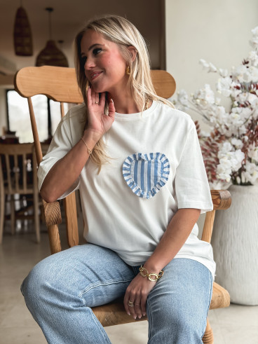 T-shirt Thalie - Blanc