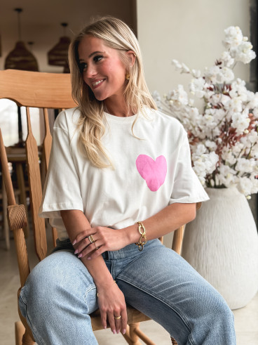 T-shirt Sylvianna - Blanc