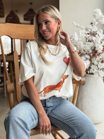 T-shirt Didi - Blanc T-shirt Didi - Blanc