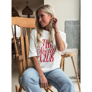 T-shirt "the social club" - Blanc