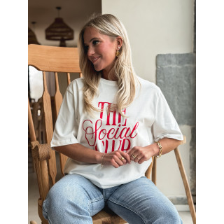 T-shirt "the social club" - Blanc