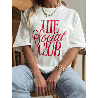 T-shirt "the social club" - Blanc