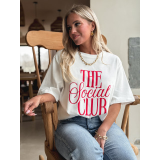 T-shirt "the social club" - Blanc