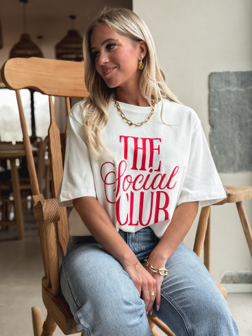 T-shirt "the social club" - Blanc