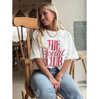 T-shirt "the social club" - Blanc