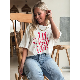 T-shirt "the social club" - Blanc