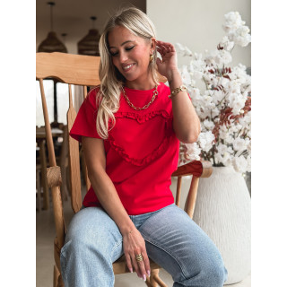 T-shirt Lova - Rouge