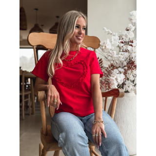 T-shirt Lova - Rouge