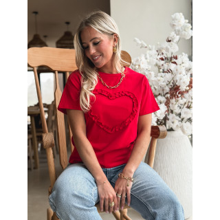 T-shirt Lova - Rouge