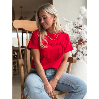 T-shirt Lova - Rouge
