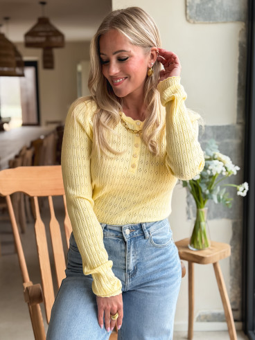 Pull Calista - Jaune