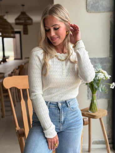 Pull Calista - Blanc