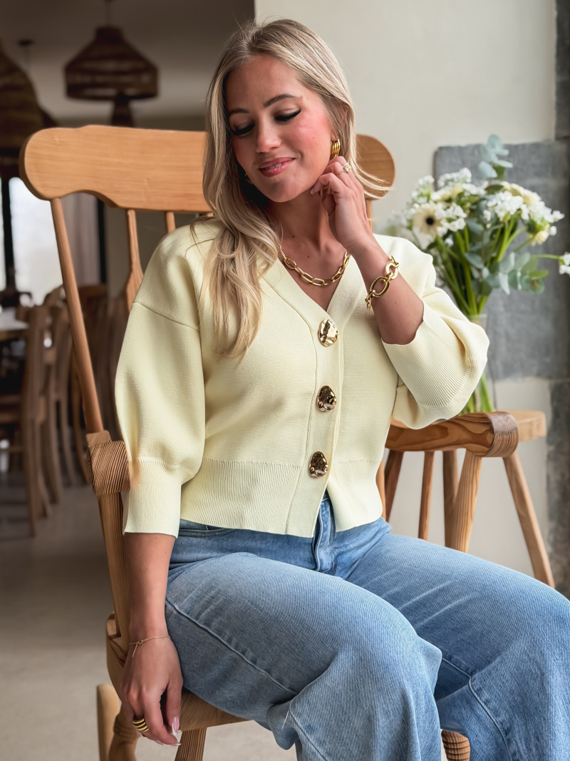 Gilet Albine - Jaune Gilet Albine - Jaune