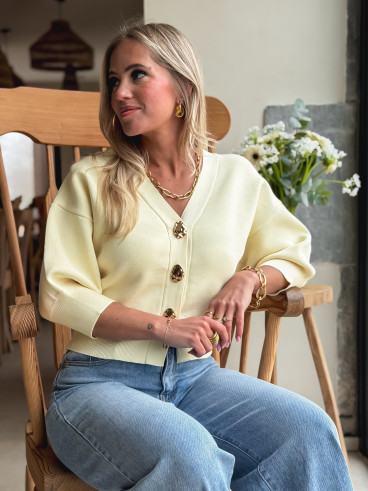 Gilet Albine - Jaune Gilet Albine - Jaune