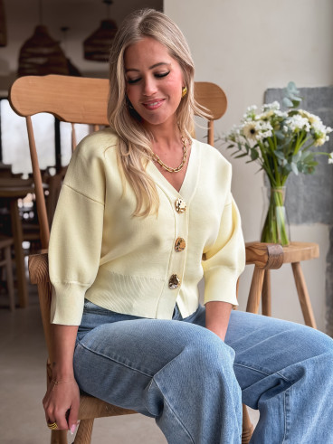 Gilet Albine - Jaune Gilet Albine - Jaune