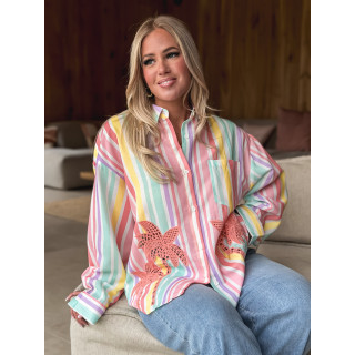 Chemise Lignée Majorque - Multicolore