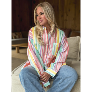 Chemise Lignée Majorque - Multicolore