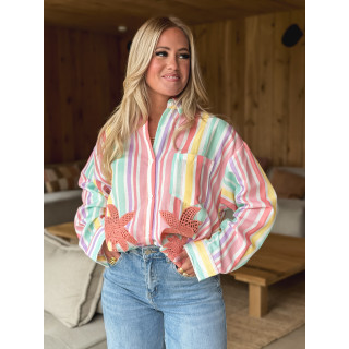 Chemise Lignée Majorque - Multicolore