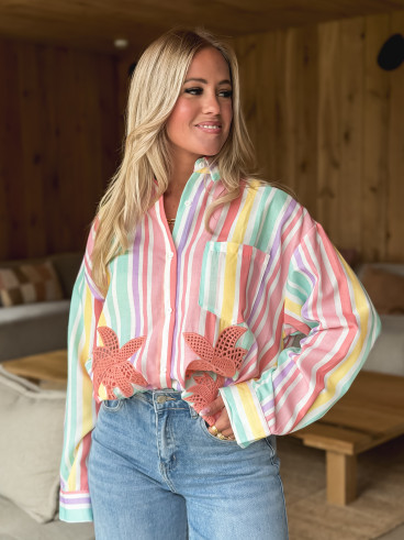 Chemise Lignée Majorque - Multicolore