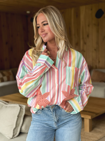 Chemise Lignée Majorque - Multicolore