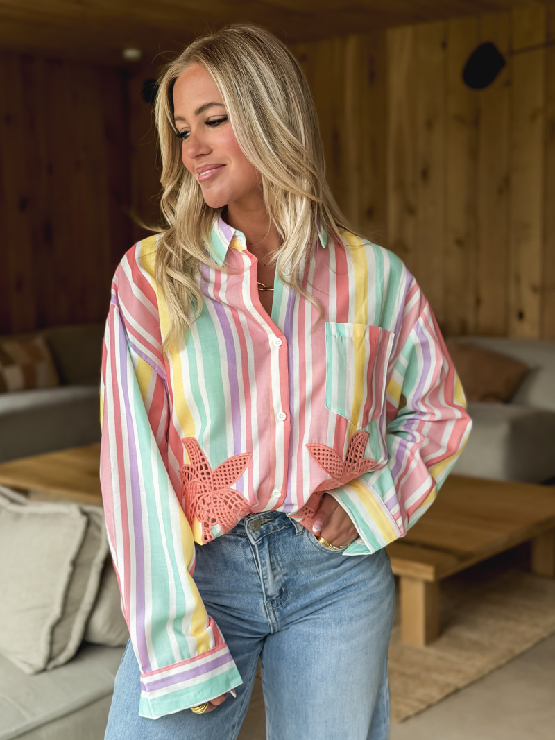 Chemise Lignée Majorque - Multicolore