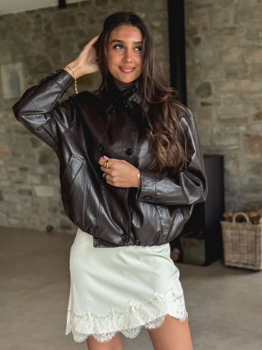 Jupe short Amaïa - Ecru