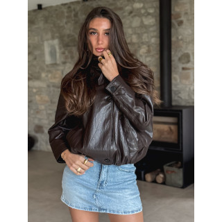 Jupe short en jeans Rosaria - Bleu clair