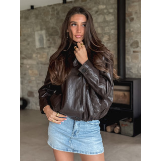 Jupe short en jeans Rosaria - Bleu clair